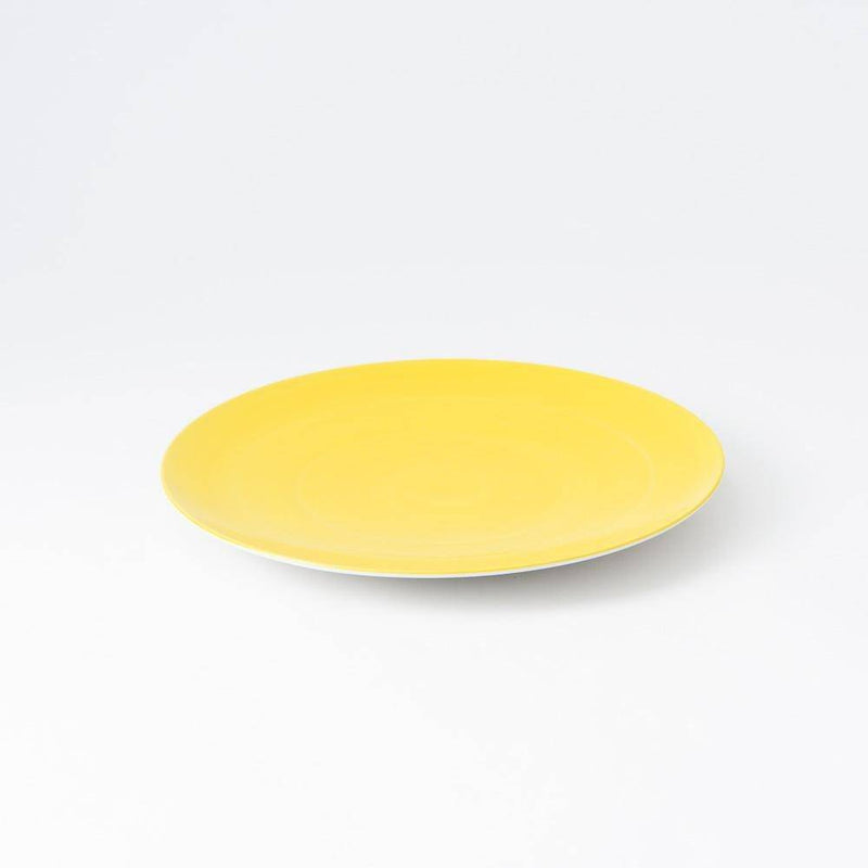 Hibino Gyro Mino Ware Round Plate L - MUSUBI KILN - Handmade Japanese Tableware and Japanese Dinnerware
