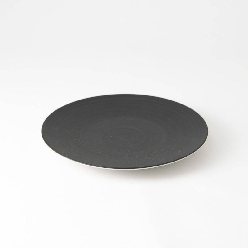Hibino Gyro Mino Ware Round Plate L - MUSUBI KILN - Handmade Japanese Tableware and Japanese Dinnerware