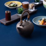 Hibino Kahala Mino Ware Earthenware Japanese Teapot 13.5oz (400ml) - MUSUBI KILN - Handmade Japanese Tableware and Japanese Dinnerware