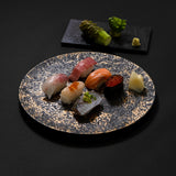 Hibino Kirin Mino Ware Round Plate 11.4in - MUSUBI KILN - Handmade Japanese Tableware and Japanese Dinnerware