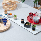 Hibino Mars Mino Ware Rectangle Plate - MUSUBI KILN - Handmade Japanese Tableware and Japanese Dinnerware