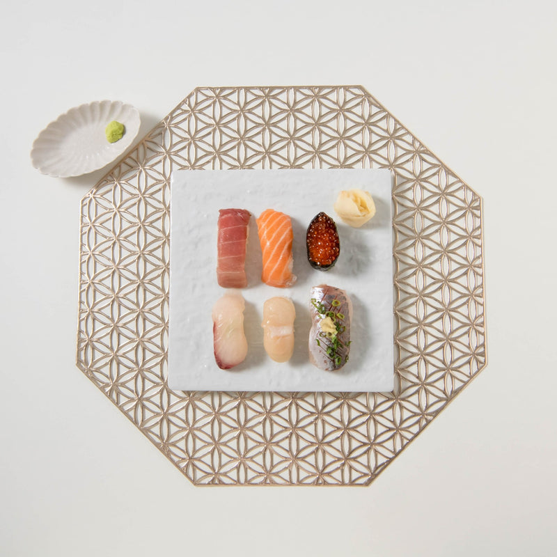 Hibino Mars Mino Ware Square Plate 7.9in - MUSUBI KILN - Handmade Japanese Tableware and Japanese Dinnerware