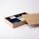 Hibino Modern Shokado Bento Box Set LL - MUSUBI KILN - Handmade Japanese Tableware and Japanese Dinnerware