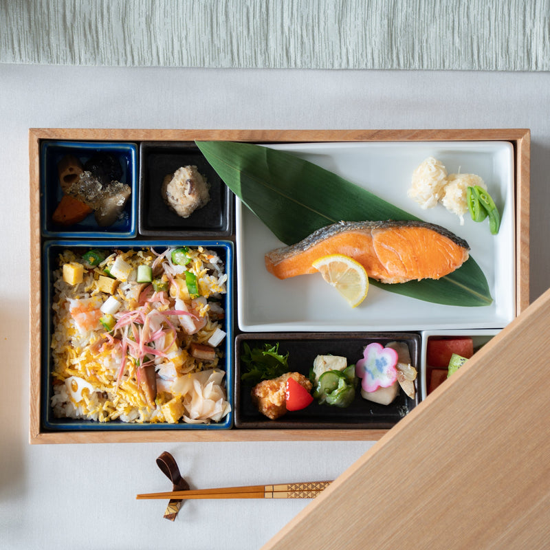 Hibino Modern Shokado Bento Box Set LL MUSUBI KILN Handmade Japanese  Tableware and Japanese Dinnerware
