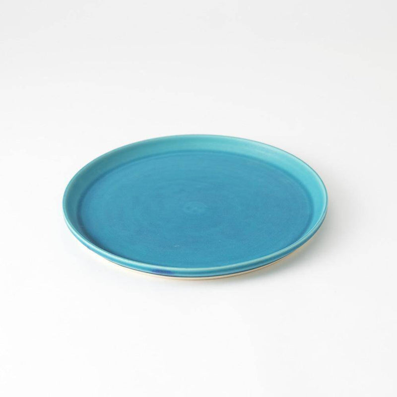 Hibino Tabal Mino Ware Round Plate - MUSUBI KILN - Handmade Japanese Tableware and Japanese Dinnerware