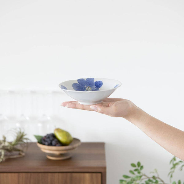 Higashi Kiln P.S. Blue Tobe Bowl - MUSUBI KILN - Handmade Japanese Tableware and Japanese Dinnerware
