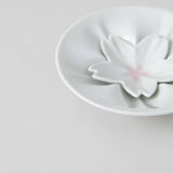 Hiracle Sakura Kutani Sauce Plate Set - MUSUBI KILN - Handmade Japanese Tableware and Japanese Dinnerware