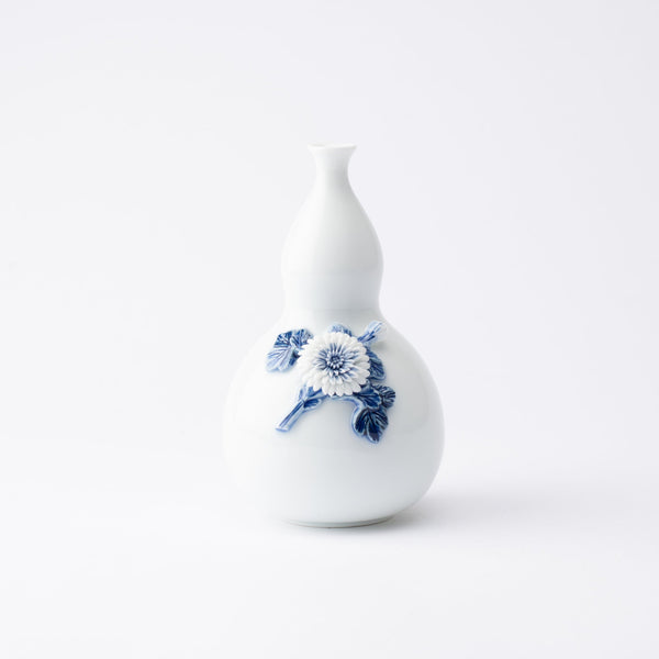 Hirado Gourd Mikawachi Ware Single-Flower Vase - MUSUBI KILN - Handmade Japanese Tableware and Japanese Dinnerware