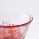 Hirota Four Seasons Color Edo Glass Ochoko Sake Cup - MUSUBI KILN - Handmade Japanese Tableware and Japanese Dinnerware