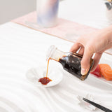 Hirota Winter Plum Edo Kiriko Cut Glass Soy Sauce Dispenser - MUSUBI KILN - Handmade Japanese Tableware and Japanese Dinnerware