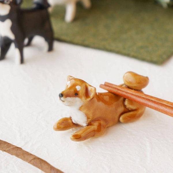 Ihoshiro Kiln Animal Series Mino Ware Chopstick Rest - MUSUBI KILN - Handmade Japanese Tableware and Japanese Dinnerware