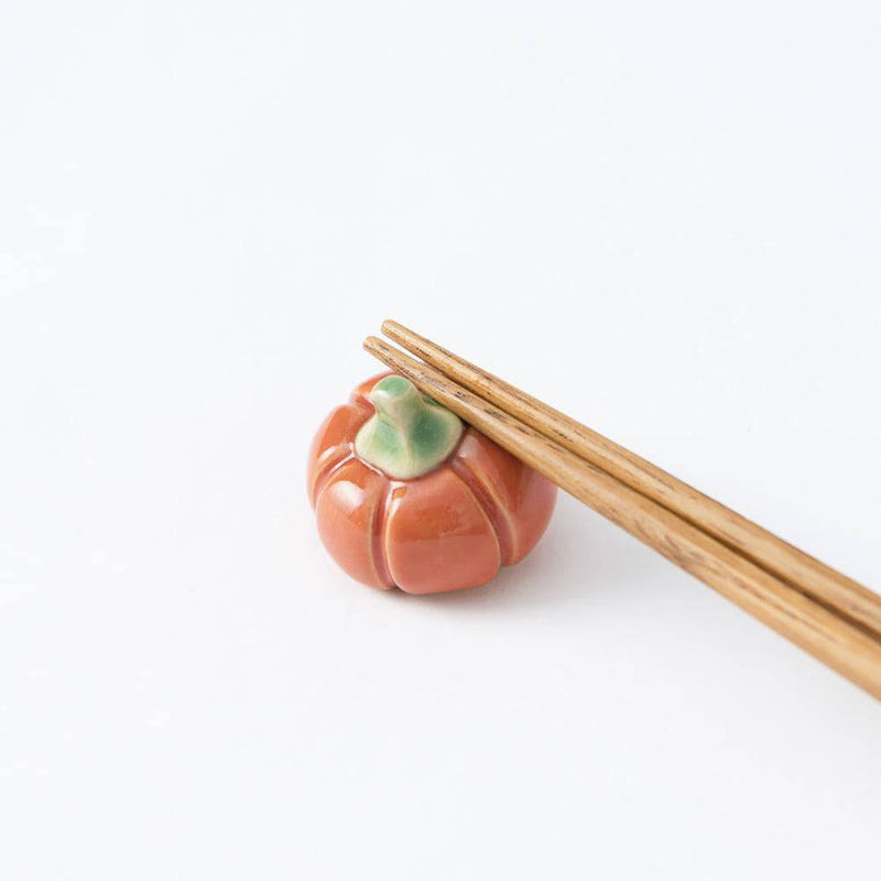 Ihoshiro Kiln Autumn Food Series Mino Ware Chopstick Rest - MUSUBI KILN - Handmade Japanese Tableware and Japanese Dinnerware
