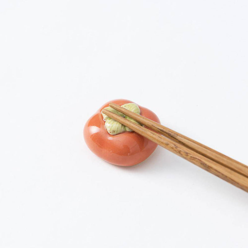 Ihoshiro Kiln Autumn Food Series Mino Ware Chopstick Rest - MUSUBI KILN - Handmade Japanese Tableware and Japanese Dinnerware