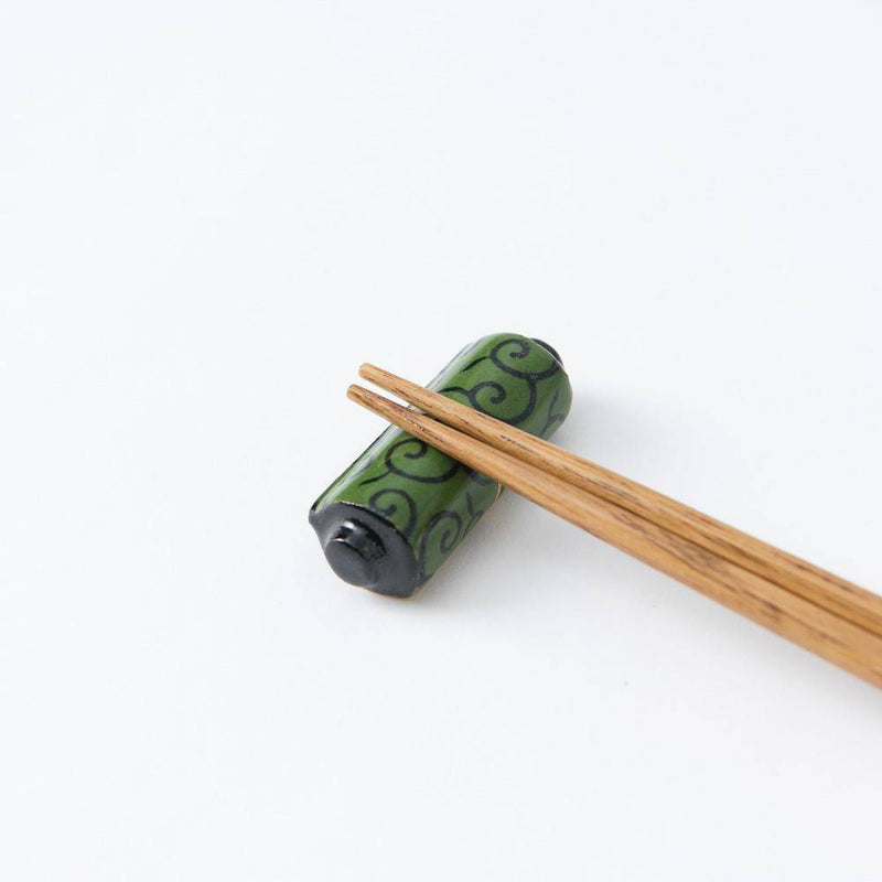 Ihoshiro Kiln Ninja Mino Ware Chopstick Rest - MUSUBI KILN - Handmade Japanese Tableware and Japanese Dinnerware