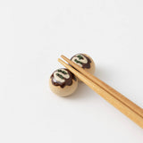Ihoshiro Kiln Takoyaki Mino Ware Chopstick Rest - MUSUBI KILN - Handmade Japanese Tableware and Japanese Dinnerware