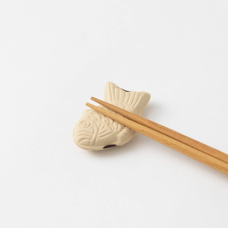 Ihoshiro Kiln Wagashi Series Mino Ware Chopstick Rest - MUSUBI KILN - Handmade Japanese Tableware and Japanese Dinnerware