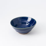 Indigo glaze Mino Ware Ramen Bowl M - MUSUBI KILN - Handmade Japanese Tableware and Japanese Dinnerware