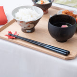 Ishida Asuka Wakasa Lacquer Chopsticks 23.5cm/9.3in - MUSUBI KILN - Quality Japanese Tableware and Gift