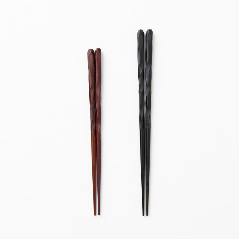 Ishida Musashi Wakasa Lacquer Chopsticks 21cm/8.2in or 23.5cm/9.2in (Selling Individually) - MUSUBI KILN - Handmade Japanese Tableware and Japanese Dinnerware
