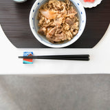 Ishida Sumi Wakasa Lacquer Extra Large Chopsticks 23.5cm/9.3in - MUSUBI KILN - Handmade Japanese Tableware and Japanese Dinnerware