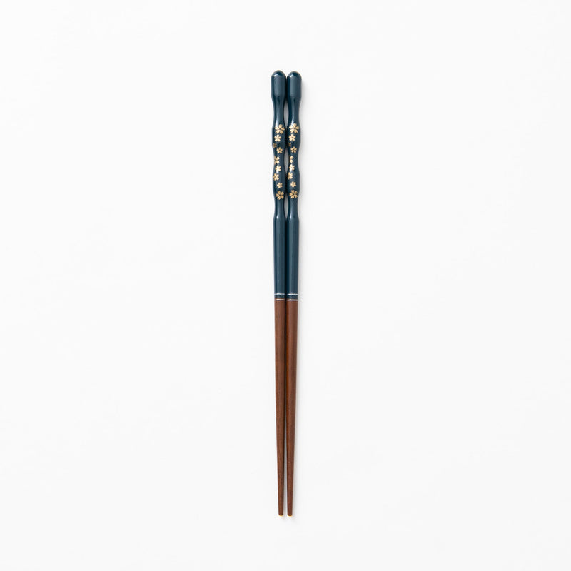 Ishida Weeping Cherry Wakasa Lacquer Chopsticks 20.5cm/8.1in or 23cm/9in (Selling Individually) - MUSUBI KILN - Handmade Japanese Tableware and Japanese Dinnerware