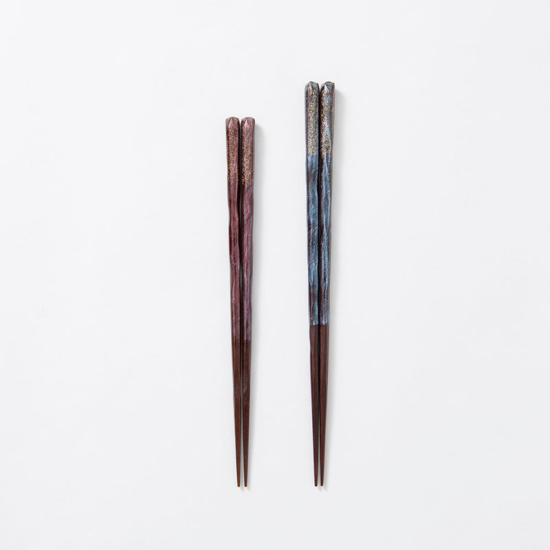 Issou Aurora Wakasa Lacquer Chopsticks 21cm/8.3in or 23cm/9in (Selling Individually) - MUSUBI KILN - Handmade Japanese Tableware and Japanese Dinnerware