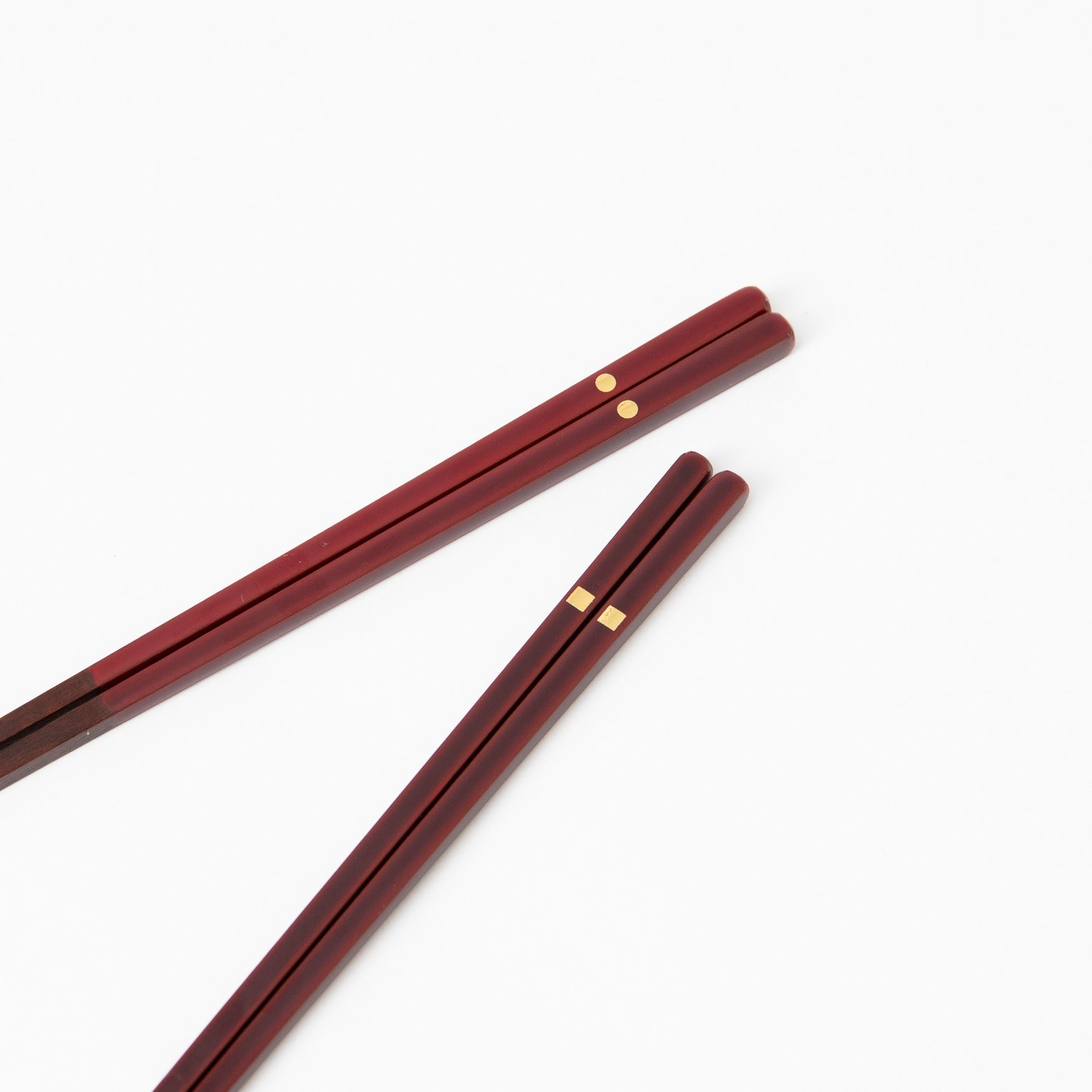 Issou Gold Mirror Wakasa Lacquer Chopsticks 21cm/8.2in or 23cm/9in (Selling Individually) - MUSUBI KILN - Handmade Japanese Tableware and Japanese Dinnerware