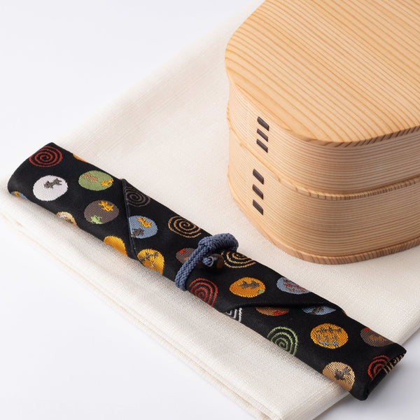 Issou Summer Festival Nishijin Ori Brocade Chopsticks Case - MUSUBI KILN - Handmade Japanese Tableware and Japanese Dinnerware