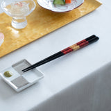 Issou Washi Kokuryu Wakasa Lacquer Chopsticks 21cm/8.3in or 23cm/9in - MUSUBI KILN - Handmade Japanese Tableware and Japanese Dinnerware