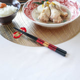 Issou Washi Kokuryu Wakasa Lacquer Chopsticks 21cm/8.3in or 23cm/9in (Selling Individually) - MUSUBI KILN - Handmade Japanese Tableware and Japanese Dinnerware