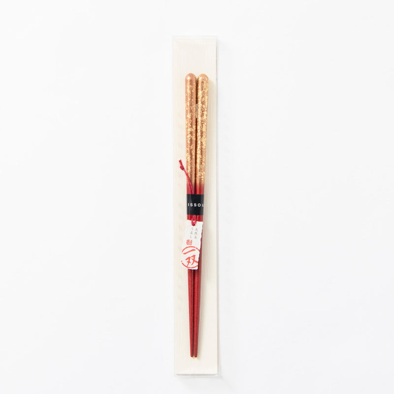 Issou Zuiun Maki-e Wakasa Lacquer Chopsticks 20.5cm/8.1in or 23cm/9in (Selling Individually) - MUSUBI KILN - Handmade Japanese Tableware and Japanese Dinnerware