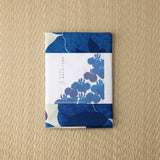 Japanese Iris Chirimen Furoshiki Wrapping Cloth 27in - MUSUBI KILN - Handmade Japanese Tableware and Japanese Dinnerware