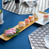 Kaizan Kiln Arita Slim Long Plate - MUSUBI KILN - Handmade Japanese Tableware and Japanese Dinnerware