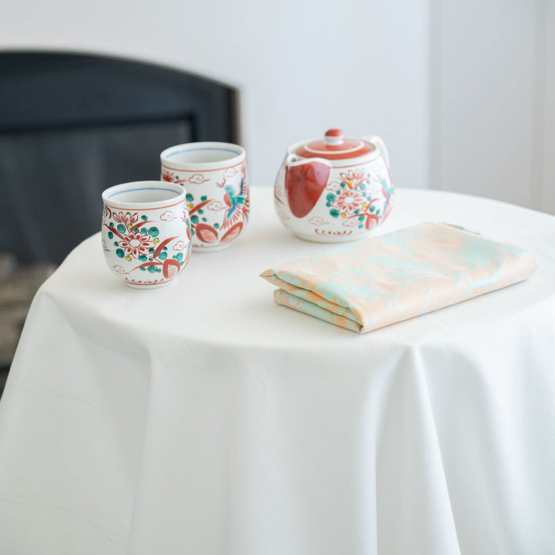 Karacho Hasakura Silk Jacquard Furoshiki 27.6in - MUSUBI KILN - Handmade Japanese Tableware and Japanese Dinnerware