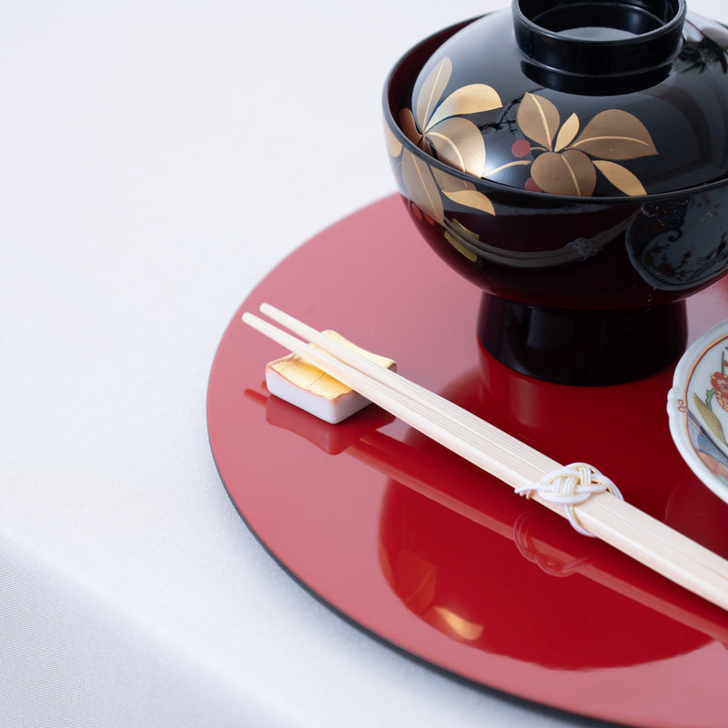 Kinsai Kutani Chopstick Rest Set - MUSUBI KILN - Quality Japanese Tableware and Gift