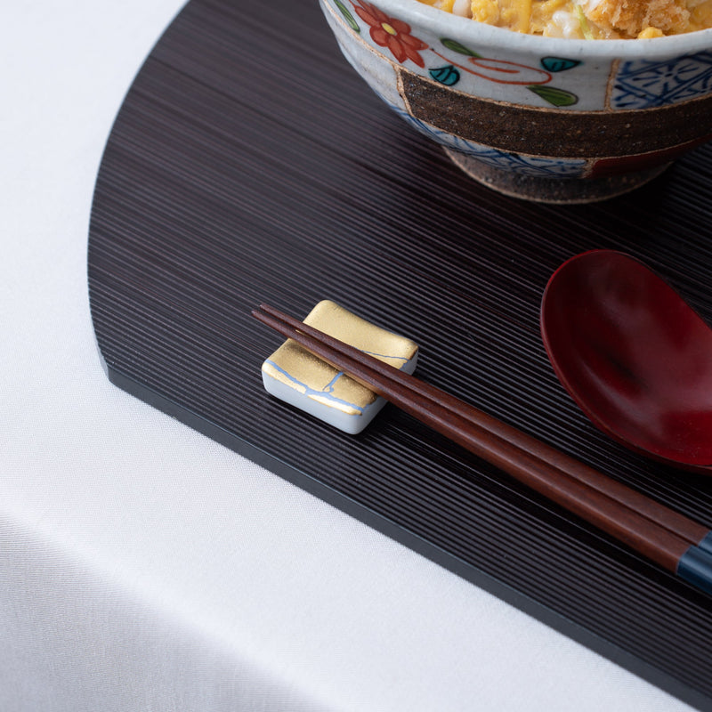Kinsai Kutani Chopstick Rest Set - MUSUBI KILN - Quality Japanese Tableware and Gift
