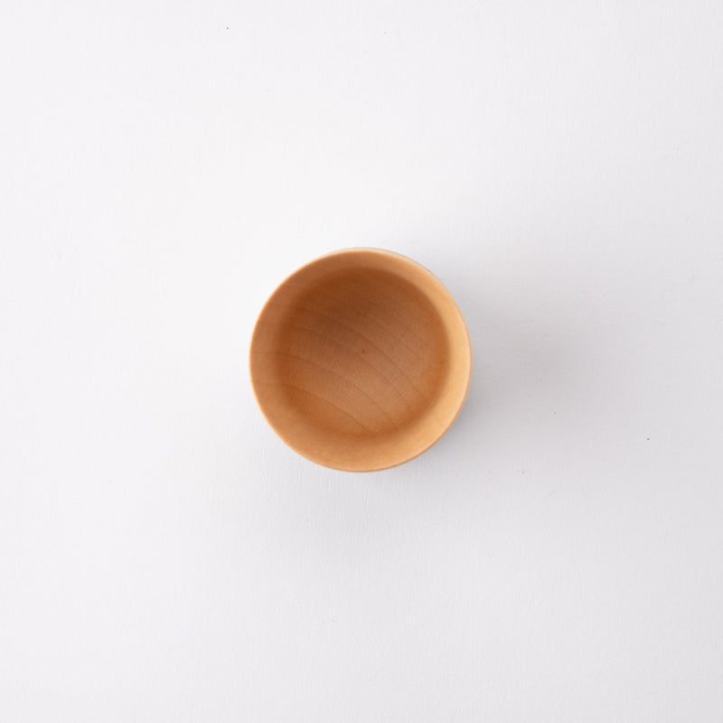 Kisen Bamboo Short Silver Takaoka Copperware Guinomi Sake Cup - MUSUBI KILN - Handmade Japanese Tableware and Japanese Dinnerware