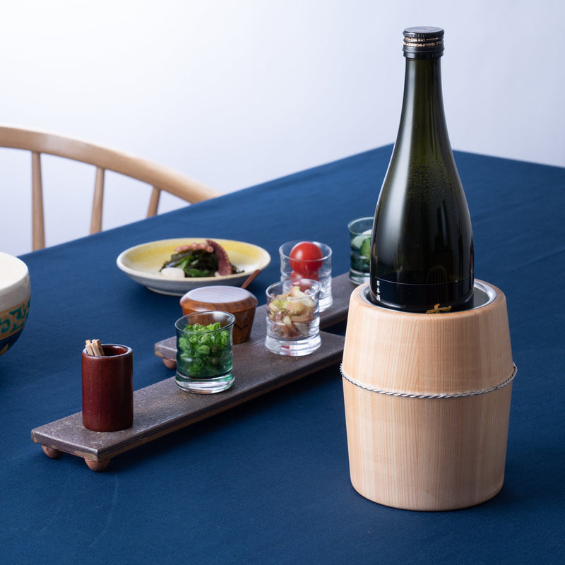 Kisen HIMURO Takaoka Copperware Thermal Sake Cooler - MUSUBI KILN - Handmade Japanese Tableware and Japanese Dinnerware