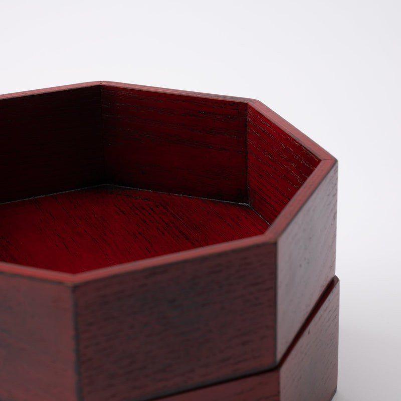 Konrai Yamanaka Lacquerware Two Tiers Jubako Bento Box - MUSUBI KILN - Quality Japanese Tableware and Gift