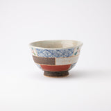 Kousai Kiln Flower Hasami Donburi Bowl M - MUSUBI KILN - Quality Japanese Tableware and Gift