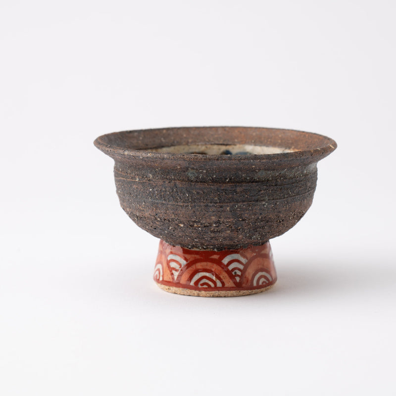 Kousai Kiln Flower Hasami Kobachi Bowl - MUSUBI KILN - Quality Japanese Tableware and Gift