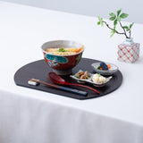 Kousai Kiln Grape Hasami Donburi Bowl M - MUSUBI KILN - Quality Japanese Tableware and Gift