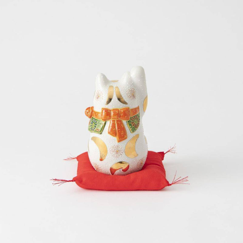 Kutani Lucky Cat - Maneki Neko I - MUSUBI KILN - Handmade Japanese Tableware and Japanese Dinnerware