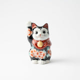 Kutani Lucky Cat - Maneki Neko N - MUSUBI KILN - Handmade Japanese Tableware and Japanese Dinnerware