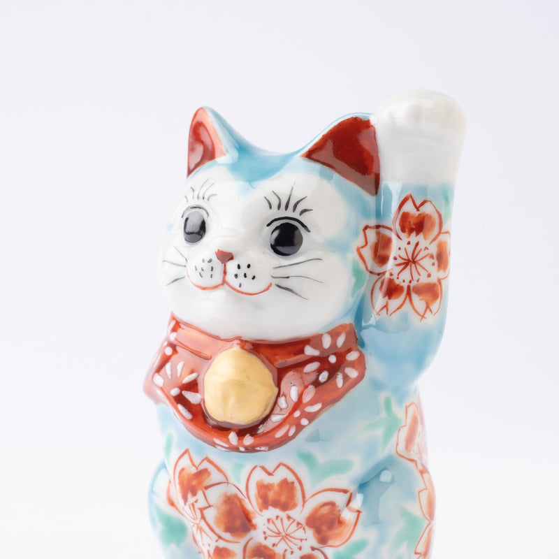 Kutani Lucky Cat - Maneki Neko X - MUSUBI KILN - Handmade Japanese Tableware and Japanese Dinnerware