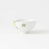 Lion Hasami Wave Rice Bowl - MUSUBI KILN - Handmade Japanese Tableware and Japanese Dinnerware