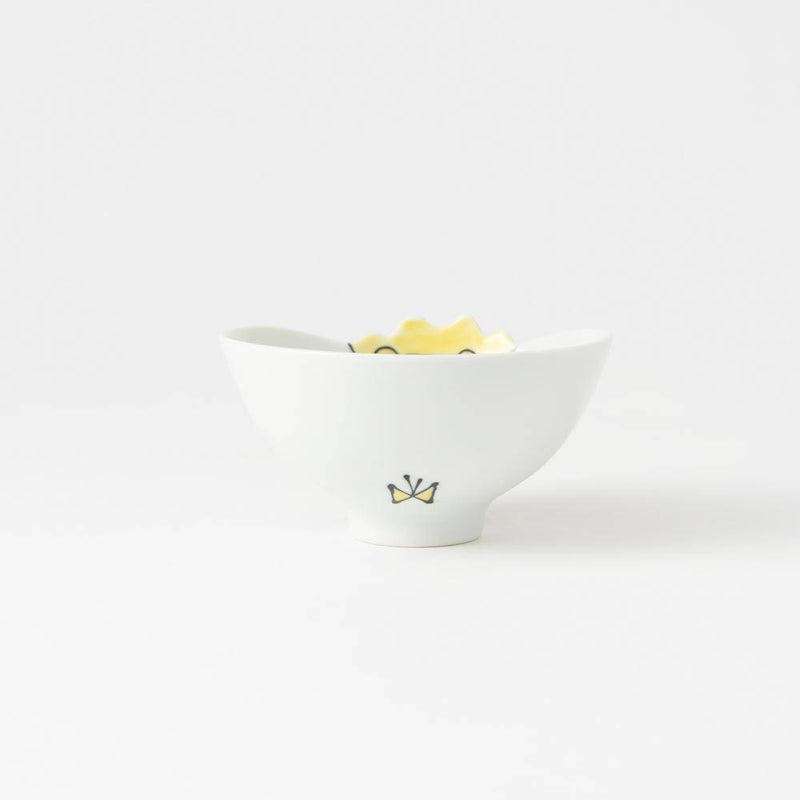 Lion Hasami Wave Rice Bowl - MUSUBI KILN - Handmade Japanese Tableware and Japanese Dinnerware