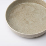 MERU Grains Spume Mino Ware Round Plate M - MUSUBI KILN - Handmade Japanese Tableware and Japanese Dinnerware