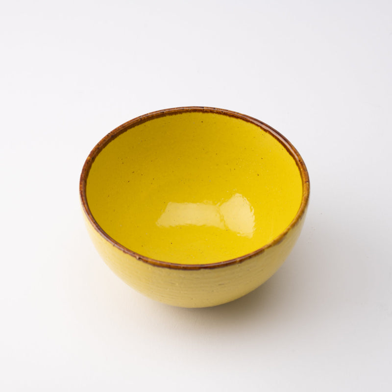 MERU Jade Flamenco Modern Mino Ware Bowl 4.8in - MUSUBI KILN - Handmade Japanese Tableware and Japanese Dinnerware