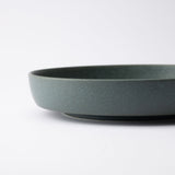 MERU Jade Spume Mino Ware Round Plate 8in - MUSUBI KILN - Handmade Japanese Tableware and Japanese Dinnerware